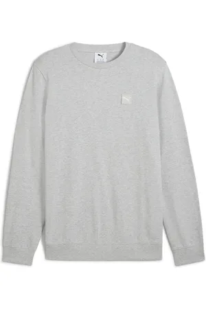 PUMA ESS ELEVATED Crew TR Light Gray Heather