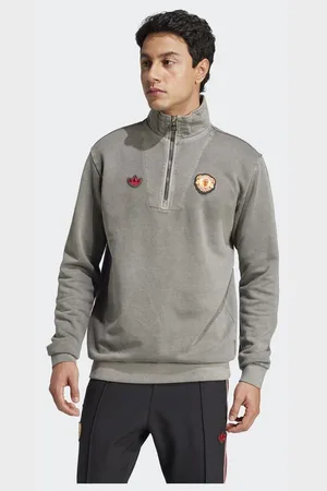 adidas Original Manchester United Terrace Icons Half-Zip overdel
