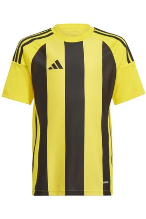 adidas Spilletrøje Striped 24 - Gul/Sort Børn