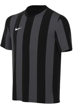 Nike Spilletrøje Dri-FIT Striped Division V - Sort/Grå/Hvid Børn