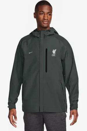 Nike Liverpool Jakke Storm-FIT Legacy Hætte - Grøn/Sølv