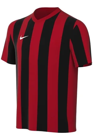 Nike Spilletrøje Dri-FIT Striped Division V - Rød/Sort/Hvid Børn