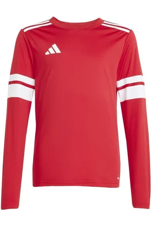 adidas Spilletrøje Squadra 25 Lange Ærmer - Rød/Hvid Børn