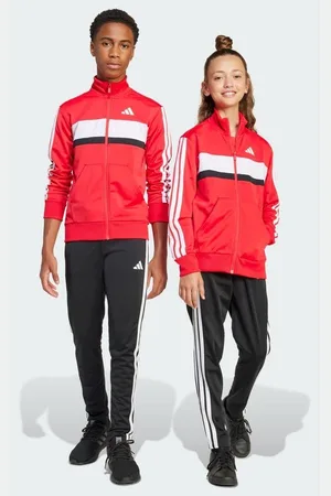 adidas Seasonal Essentials Tiberio 3-Stripes Tricot Kids træningsdragt