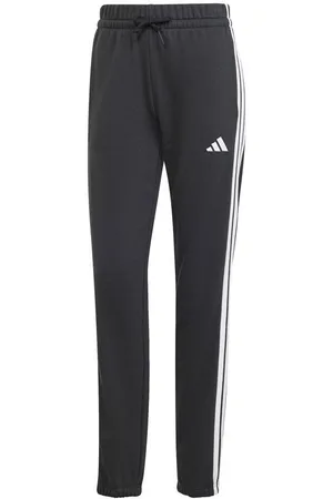 adidas Sweatpants Essentials 3-Stripes French Terry - Sort/Hvid Kvinde
