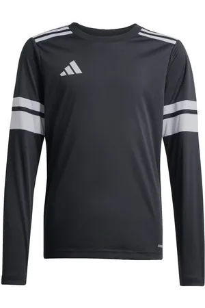adidas Spilletrøje Squadra 25 Lange Ærmer - Sort/Hvid Børn
