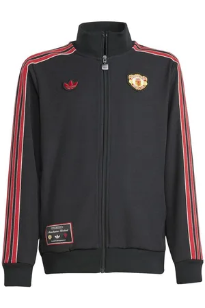 adidas Manchester United Track Top Terrace Icons - Sort Børn