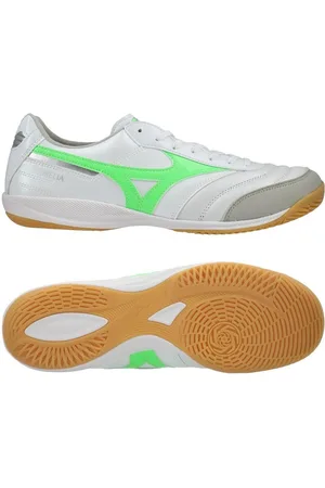Mizuno Morelia Sala Elite IN Frontier - Hvid/Neongrøn/Sølv