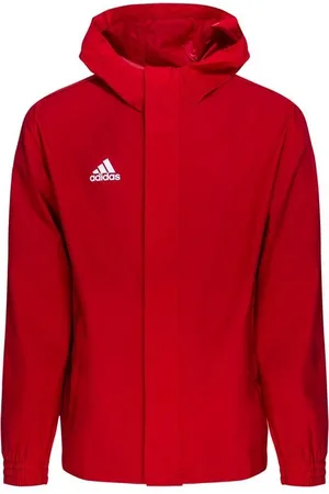 adidas Jakke All Weather Entrada 22 - Rød/Hvid