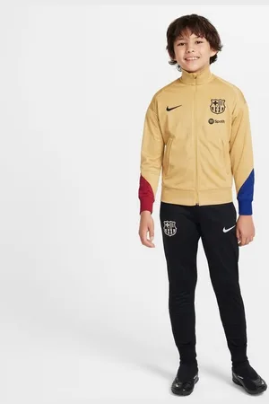 Nike Barcelona Træningsdragt Dri-FIT Strike - Guld/Bordeaux/Sort Børn