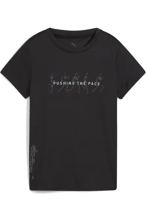 PUMA Lauf-T-Shirt mit Grafik und Slogan