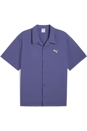 PUMA WARDROBE ESS Relaxed Seersucker-Shirt