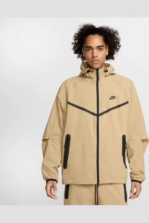 Nike Jakke Tech Woven FZ - Beige/Sort