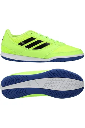 adidas Top Sala Competition IC - Grøn/Sort/Blå Børn