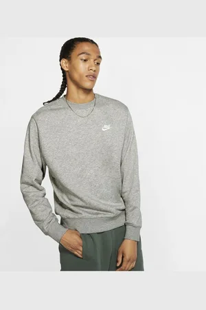 Nike Sweatshirt NSW French Terry Crew - Grå/Hvid