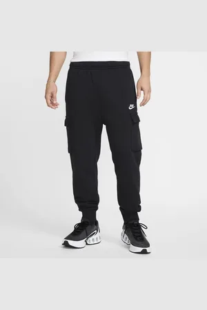 Nike Cargobukser NSW Club Fleece - Sort/Hvid