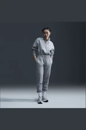 Nike Sportswear Phoenix Fleece Wome DK GREY HEATHER/SAIL