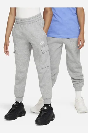 Nike Sportswear Club Fleece Big Kid DK GREY HEATHER/BASE GREY/WHITE