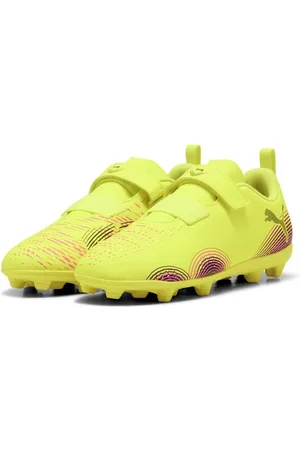 PUMA FUTURE 8 PLAY V FG/AG RB Jr Yellow Alert- Black-Sun Struck