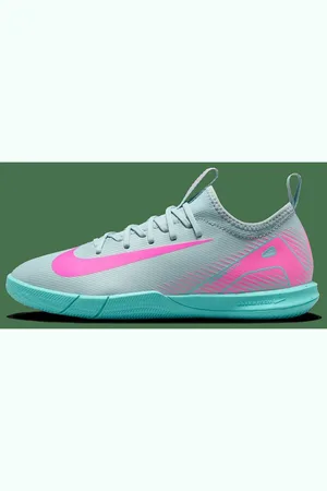 Nike Air Zoom Mercurial Vapor 16 Academy IC Prism - Blå/Pink Børn