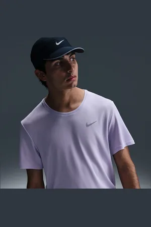 Nike Løbe T-Shirt Dri-FIT UV Miller - Lilla/Sølv