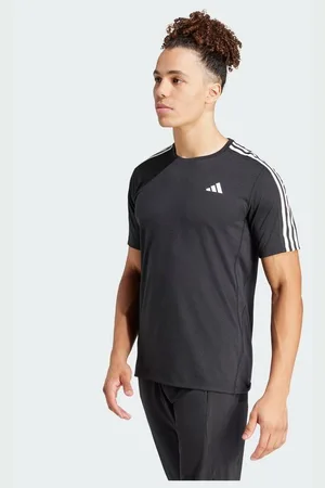 adidas Own the Run 3-Stripes T-shirt