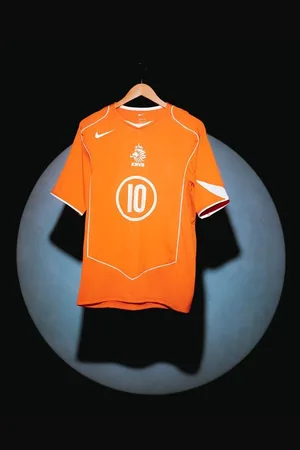 Nike Holland Hjemmebanetrøje EURO 2004 V. NISTELROOY 10 Reissue