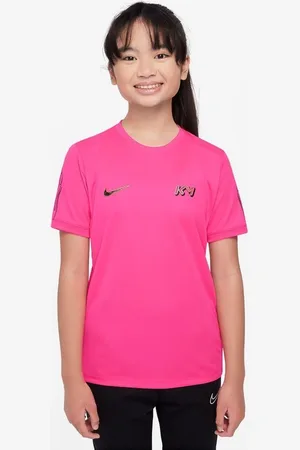 Nike Trænings T-Shirt Dri-FIT Academy 25 Mbappé Personal Edition - Pink/Guld Børn
