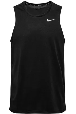 Nike Tank Top Dri-FIT Miler - Sort/Sølv