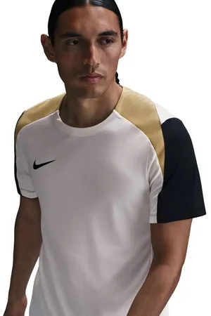 Nike Trænings T-Shirt Dri-FIT Strike - Hvid/Sort/Guld/Sort