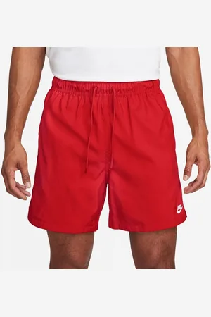 Nike Shorts Club Woven Flow - Rød/Hvid