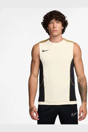 Nike Tank Top Dri-FIT Strike+ - Hvid/Sort Guld/Sort