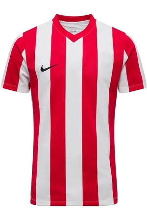 Nike Spilletrøje Dri-FIT Striped Division V - Hvid/Rød/Sort Børn