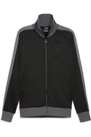 PUMA Dortmund Track Jakke FtblHeritage T7 - Sort/Grå