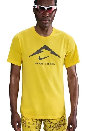 Nike Løbe T-Shirt Dri-FIT Run Trail - Gul