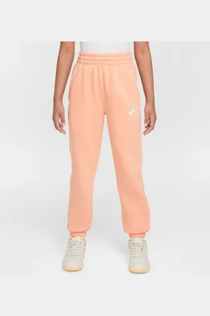Nike Sweatpants NSW Club Fleece - Orange/Hvid Børn