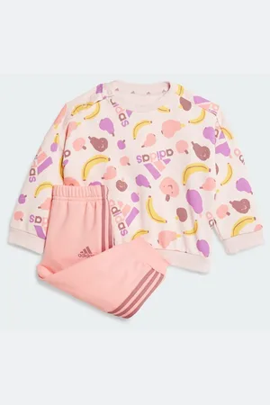 adidas Essentials Allover Print Kids joggingsæt
