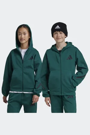 adidas Z.N.E. Full-Zip Hooded Kids træningsjakke