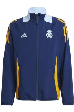 adidas Real Madrid Træningsjakke Presentation Tiro 24 - Mørkeblå/Orange/Blå Børn