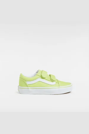 Vans Kids Old Skool Hook and Loop Glitter Shoes (4-8 Years)