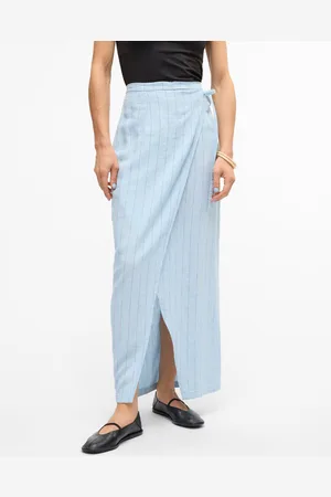 VERO MODA Vmmindy Høj Talje Lang Nederdel