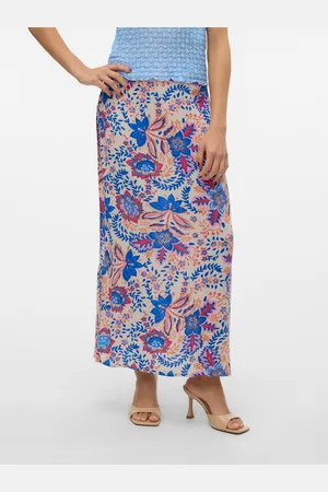 VERO MODA Vmmenny Mellemhøj Talje Lang Nederdel