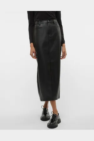 VERO MODA Vmbeverly Høj Talje Lang Nederdel