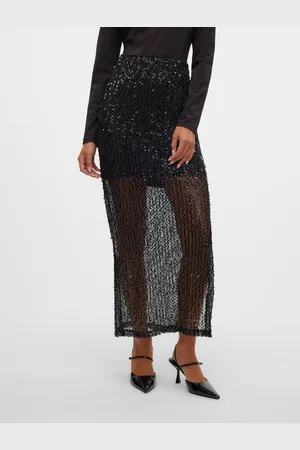 VERO MODA Vmjuliet Høj Talje Lang Nederdel