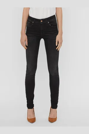 VERO MODA Vmlux Mid Rise Slim Fit Jeans