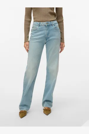 VERO MODA Vmvalerie Mid Rise Straight Fit Jeans