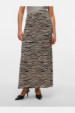 VERO MODA Vmmymilo Mellemhøj Talje Lang Nederdel
