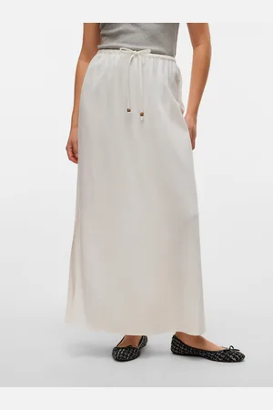 VERO MODA Vmmymilo Mellemhøj Talje Lang Nederdel