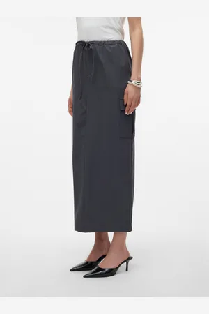 VERO MODA Vmkimberly Mellemhøj Talje Lang Nederdel
