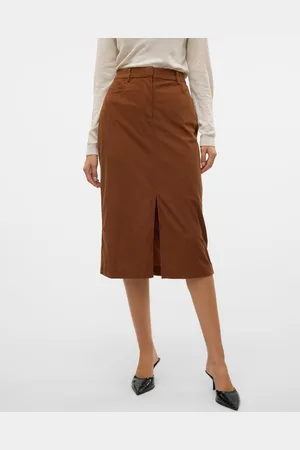 VERO MODA Vmvilja Høj Talje Midinederdel